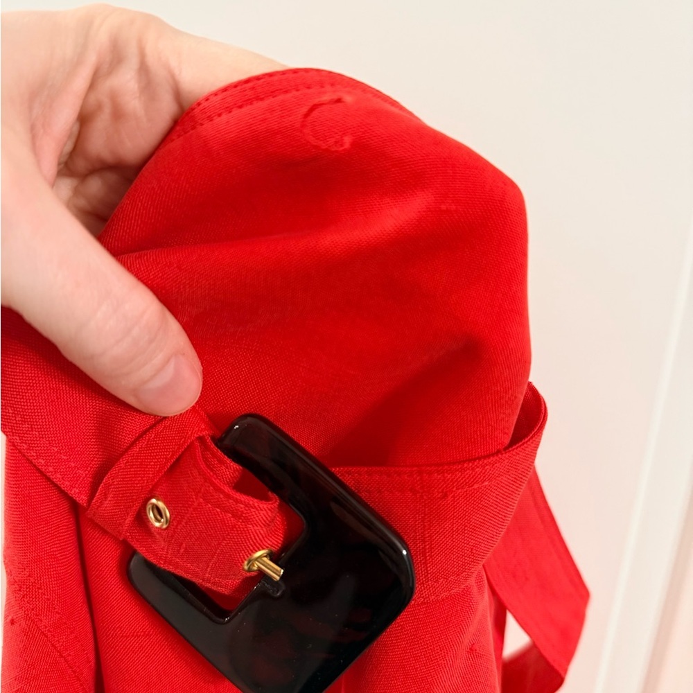 Dana Buchman Red Pencil Skirt NWT – Classic Belted Career Chic (sz 14) - Picture 7 of 7